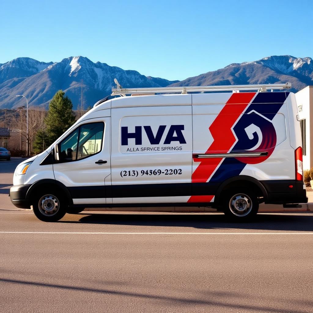 Strong Heating & Cooling service van
